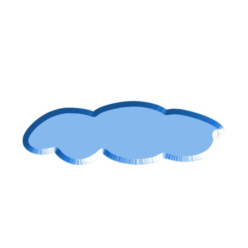blue cloud symbol sky