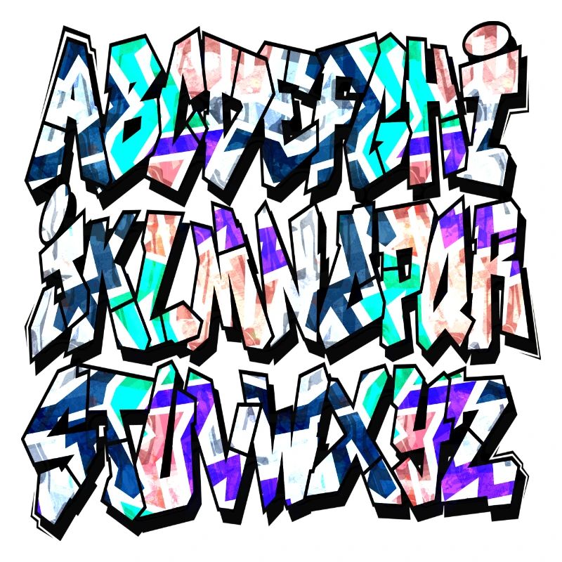 Graffiti alphabet