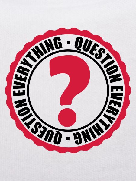 Question Everything Stamp