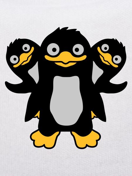 3 funny penguin friends