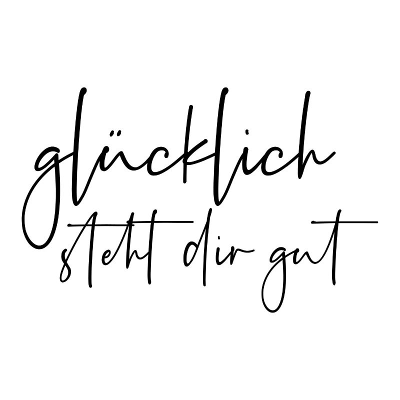 Glücklich steht dir gut