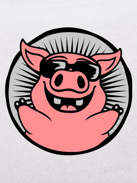 Circle Cool Sunglasses Pig