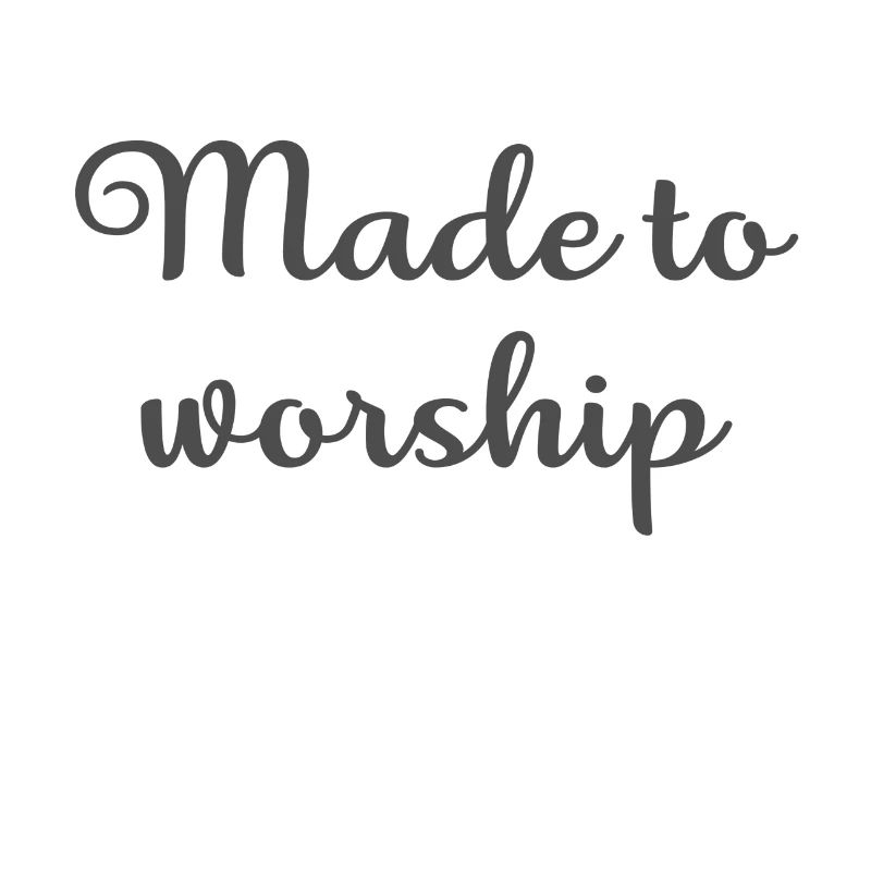 Conception chrétienne faite pour adorer