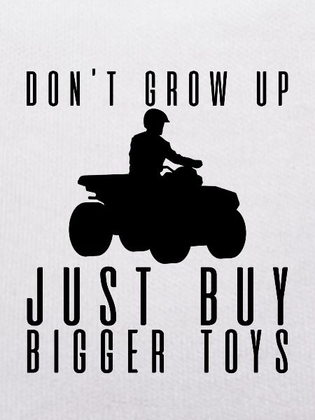 Don't Grow Up, Just Buy Bigger Toys 4