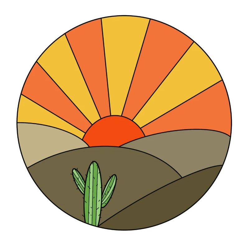 Sunset Desert