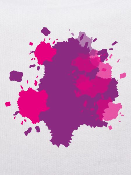 Farbklecks Rosa
