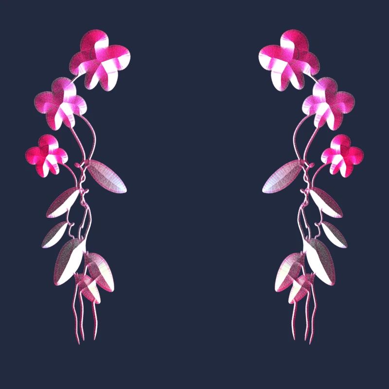 pink flowers flowers pattern