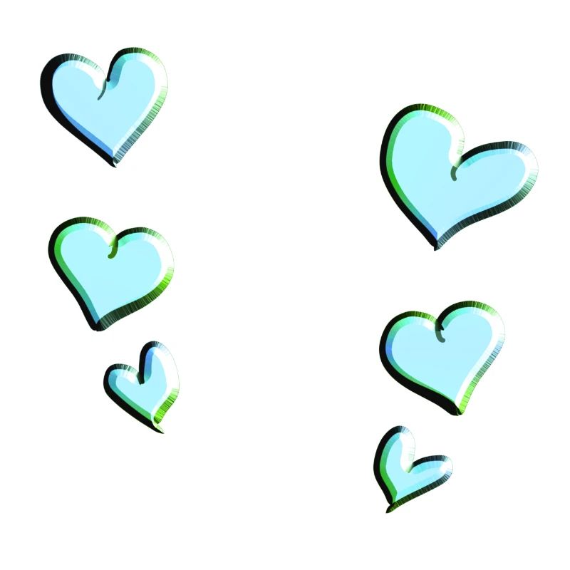 blaue herzen muster liebe