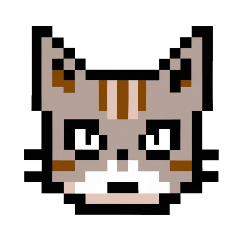 Pixelart Katze