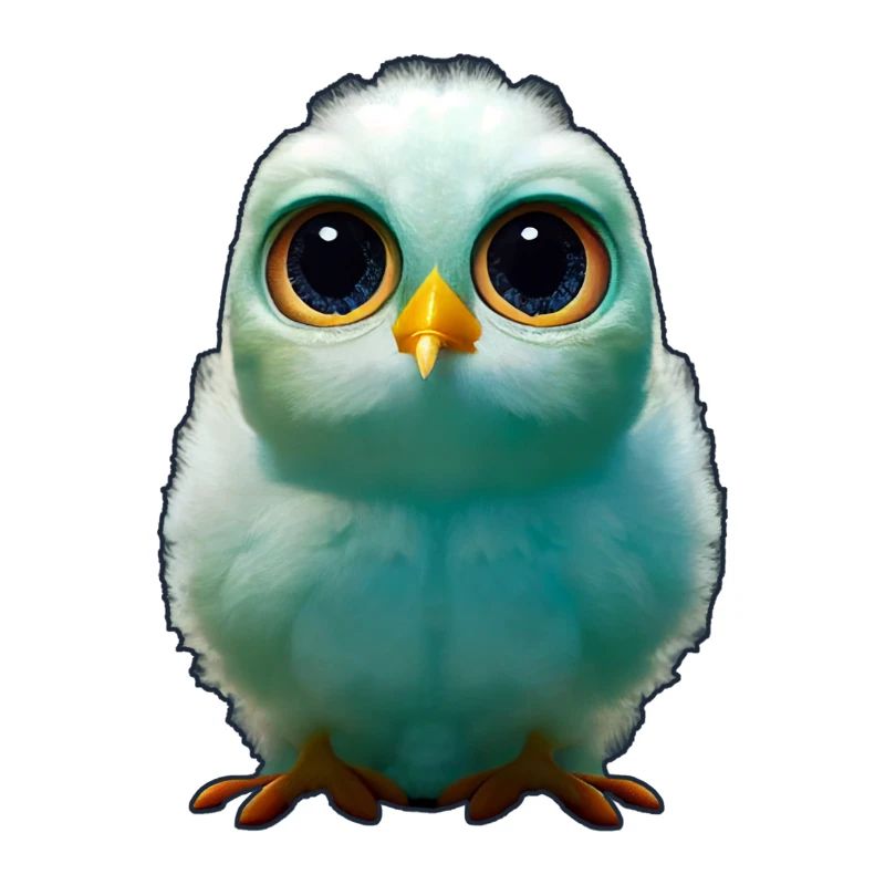 little blue chick