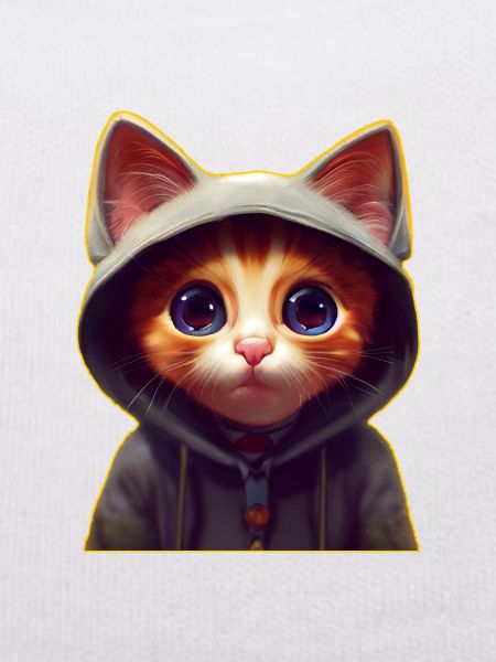 Cat with sweater