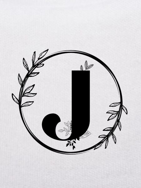 Letter J Floral
