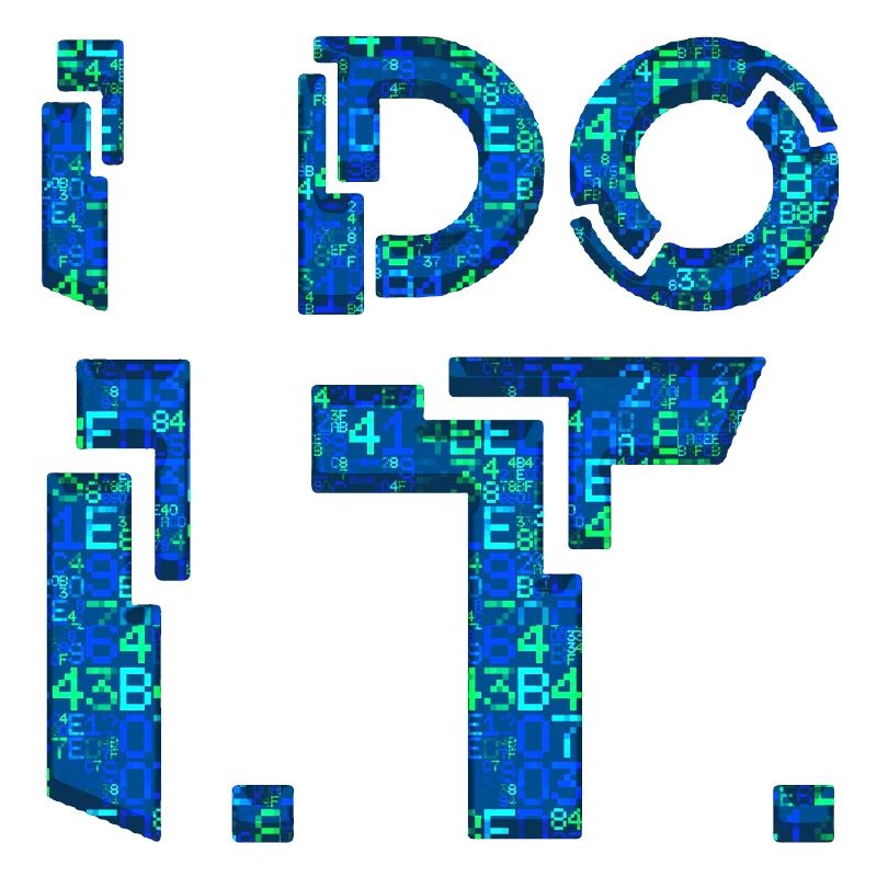 IT-Typ Unterstützung Geek Computer Computer Geek Ich tue es