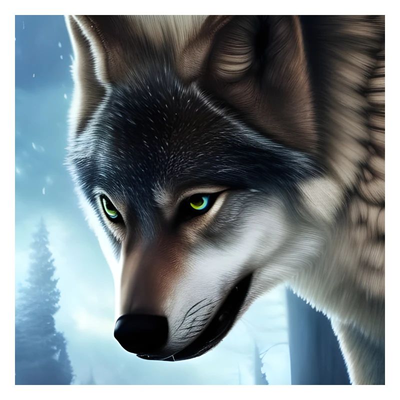 Wolf portrait