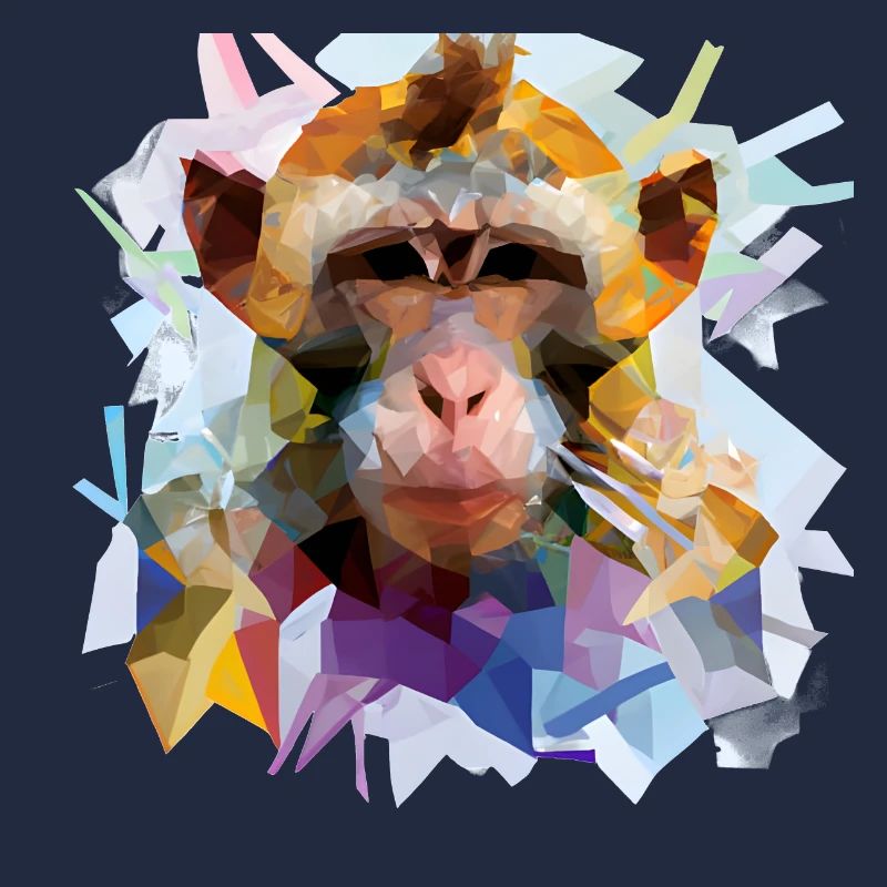 Abstrakter Pride and Power Affe