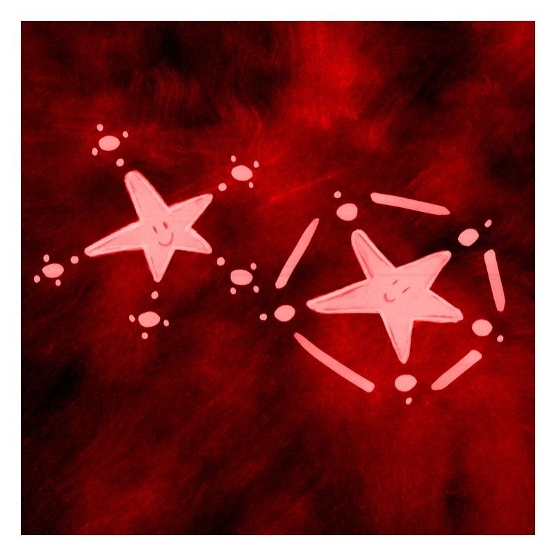 2 ROTE STERNE
