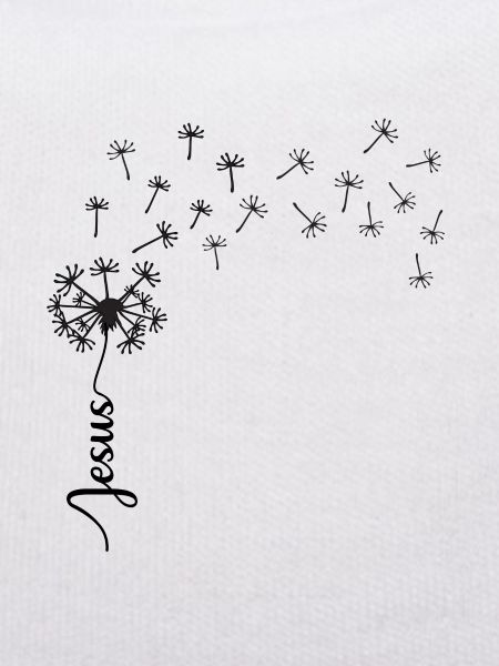 Jesus Dandelion design