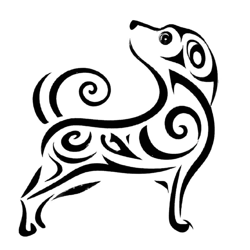 Ästhetisches Hundedesign