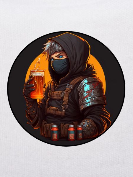 Ninja mit Bier