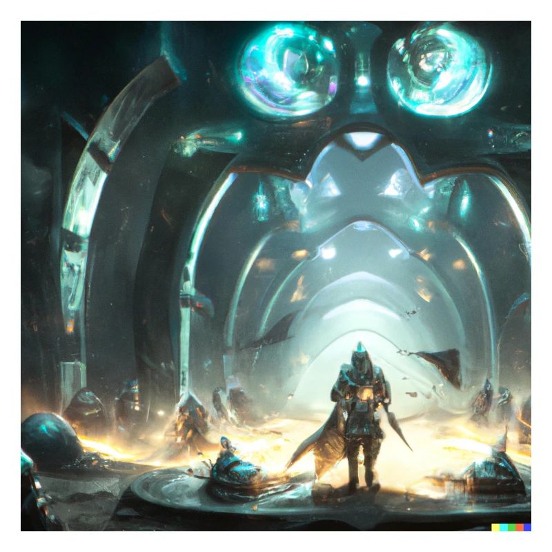 Sci-fi combat digital art