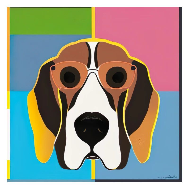 Chien Pop Art