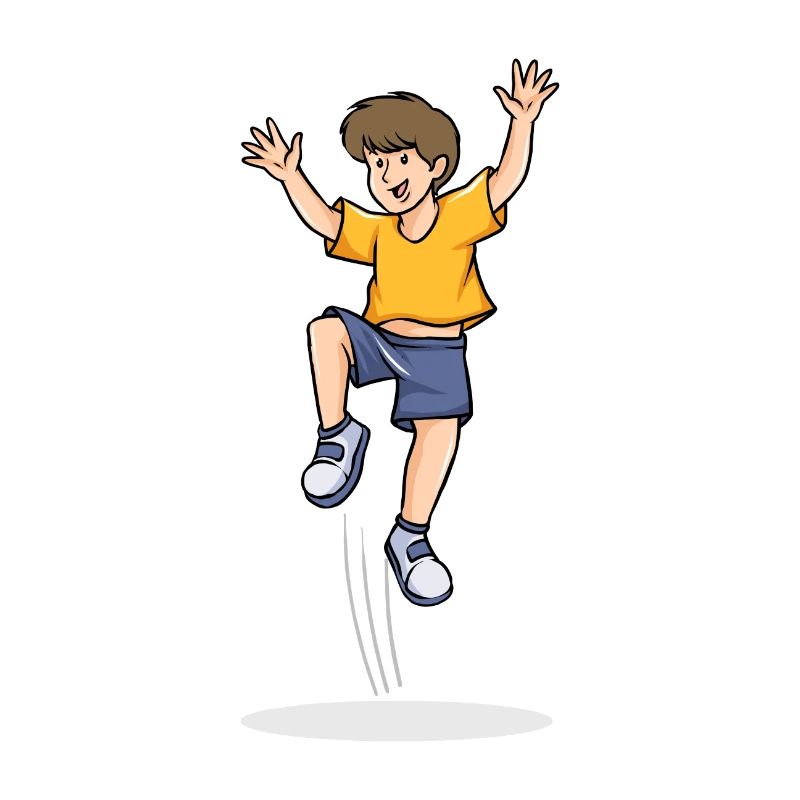 Springen Trampolin