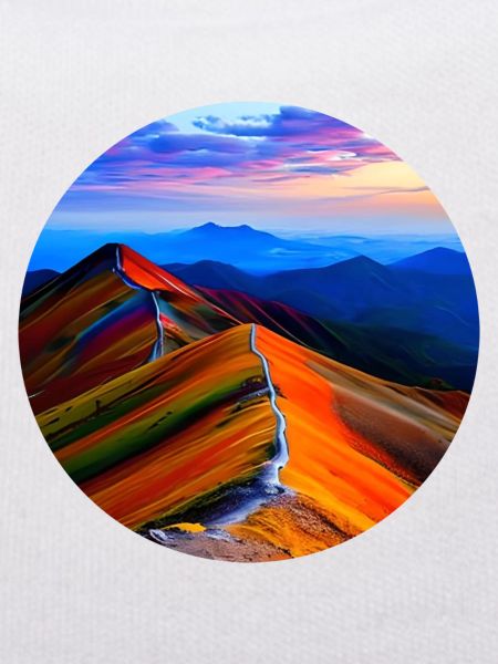 Colourful mountains