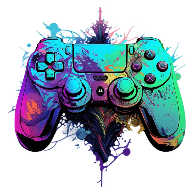 Neon Gaming Controller / Kontroller