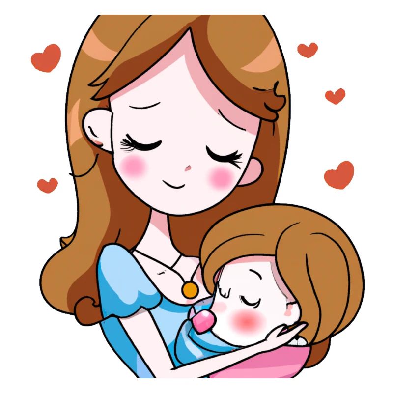 Maman et son bébé