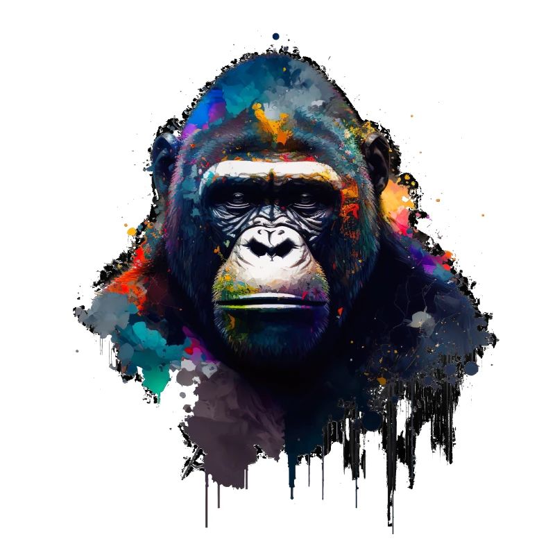 Abstract Gorilla n°2