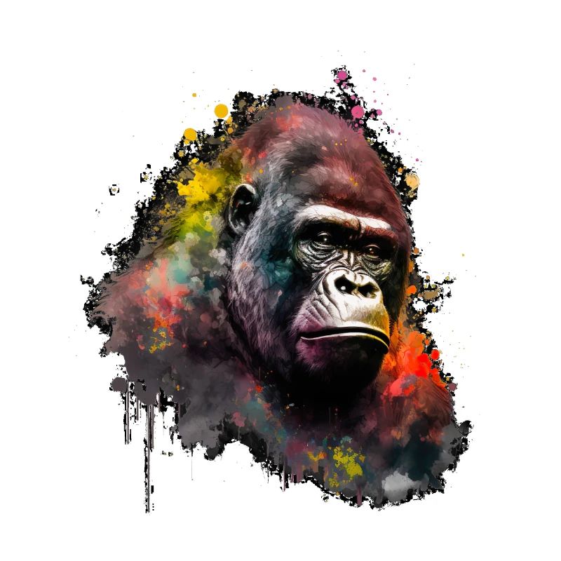 Abstract Gorilla n°3