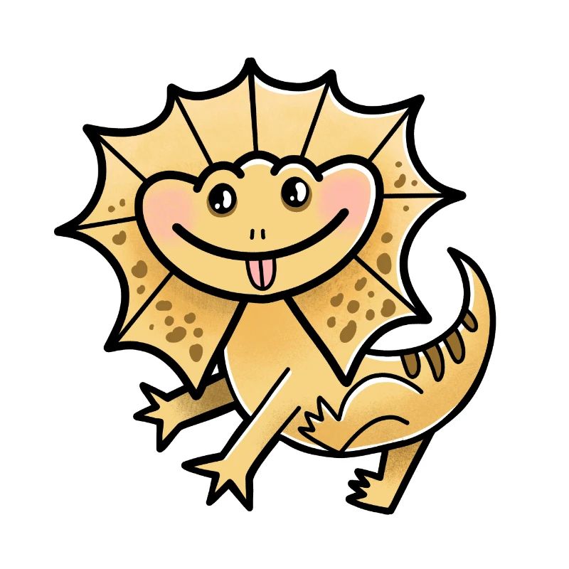 Frilly Necked Lizard