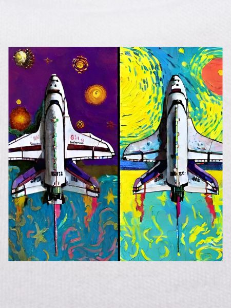 Space Shuttle Van Gogh