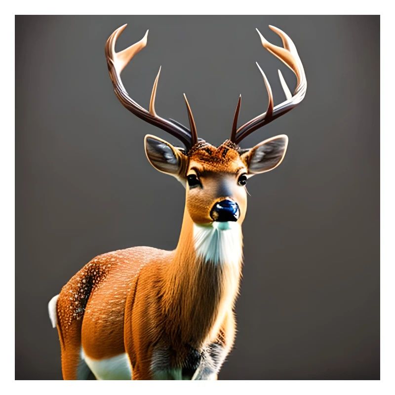 Neugieriger Hirsch