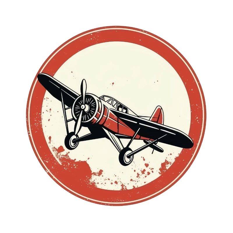 Flugzeug Retro Propeller