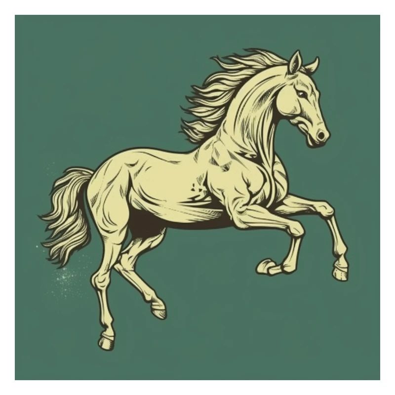 Retro Pferd