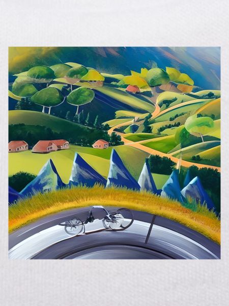 bicycle in mountains