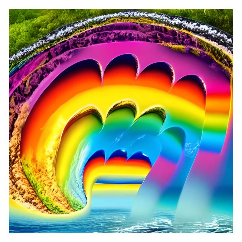 Regenbogen im Sommer