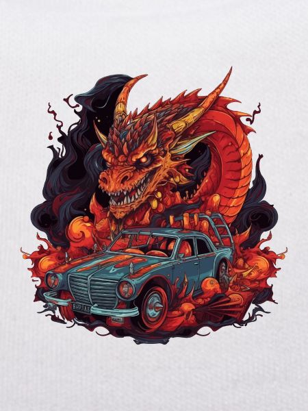 Drachen Auto