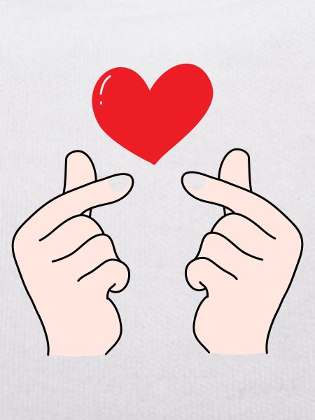 Finger hearts 5