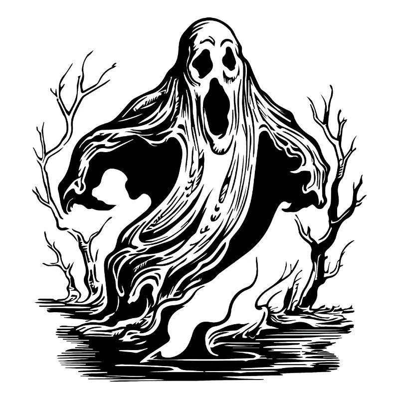 Ghost Ghosts Witching Hour Halloween