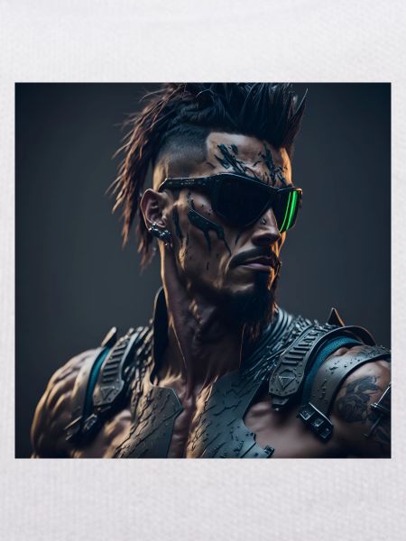 Future Cyberpunkt Warrior