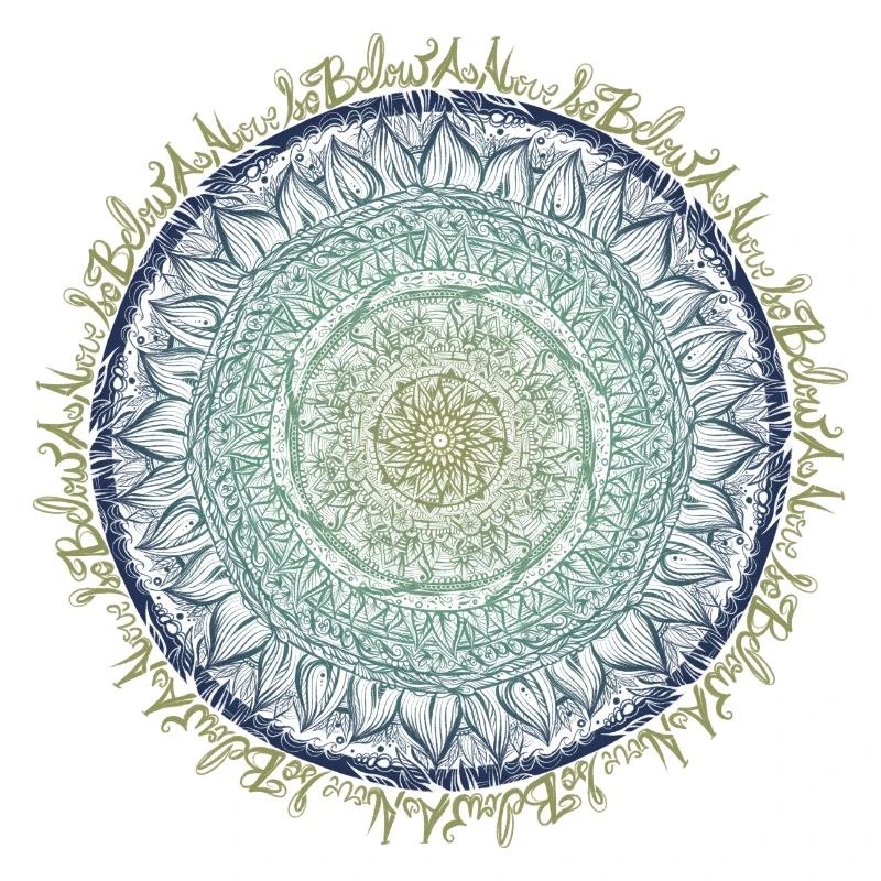 Comme ci-dessus donc en dessous de Mandala