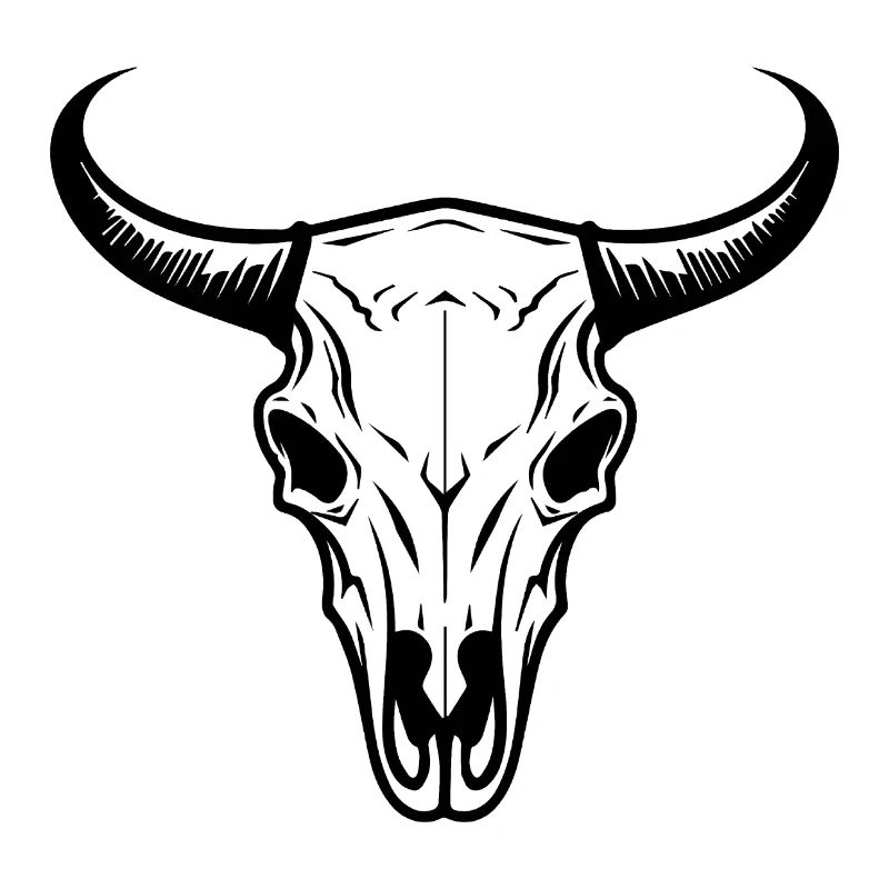 Cow Skull Boho