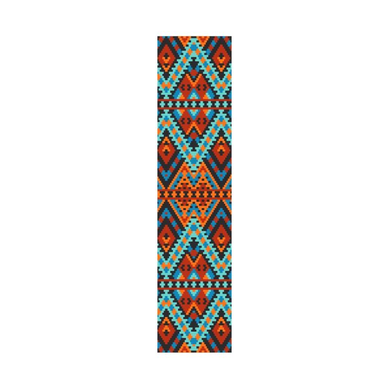 Buchstabe I- Boho-Design, buntes Monogramm