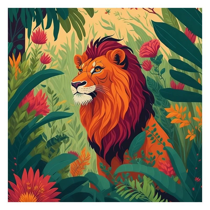 Löwe Jungle