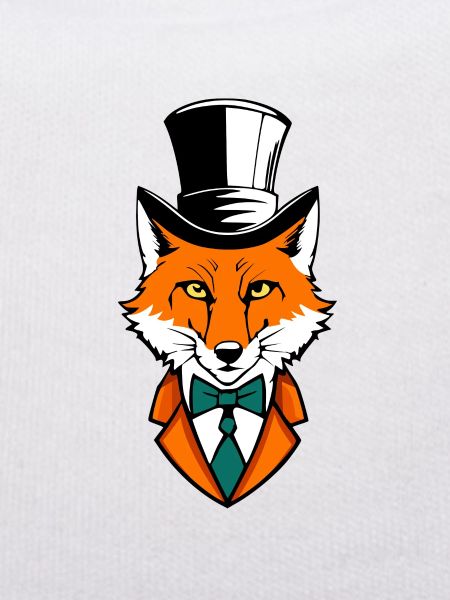 Fuchs mit Zylinder