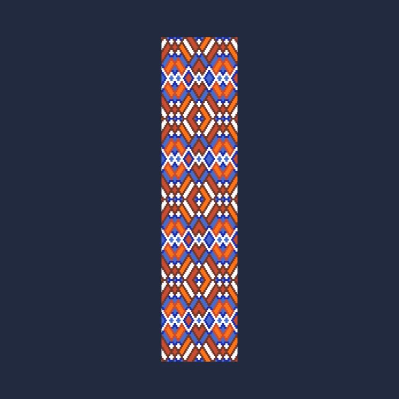Monogram Letter I- geometric pattern