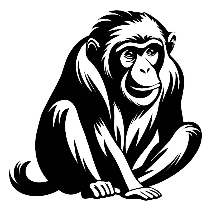 Singe Singe Visage de Singe Jungle