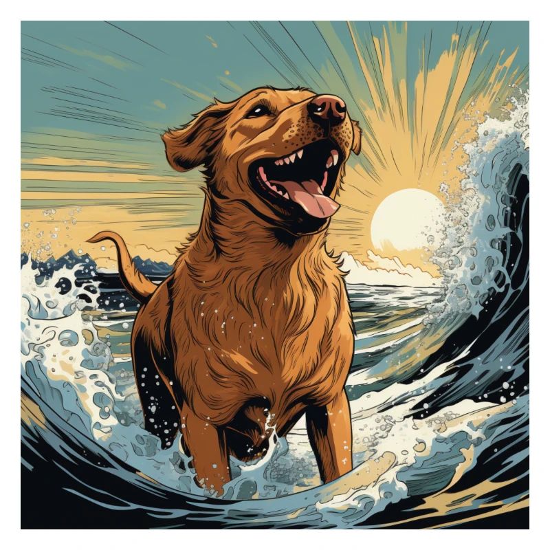 Lustighausen - Comic Style dog